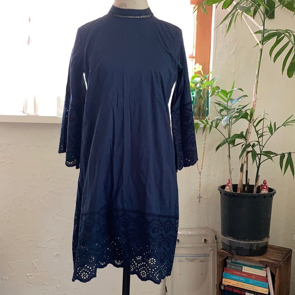 Beautiful Blue Dress by Cottonworld